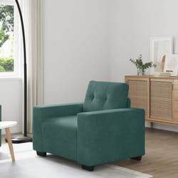 Vidaxl - Divano Sedia Verde Scuro 60 cm Velluto