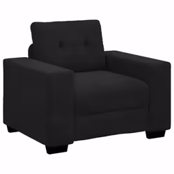 vidaXL Divano Sedia Nero 60 cm Velluto - Vista aggiuntiva 2