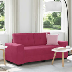 Vidaxl - Divano Divanetto Rosso Vino 140 cm in Velluto