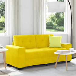 Vidaxl - Divano Divanetto Giallo 140 cm in Velluto