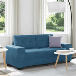 Vidaxl - Divano Divanetto Blu 140 cm in Velluto