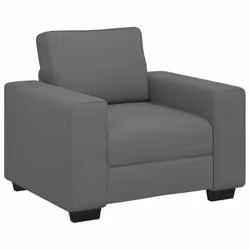 vidaXL Poltrona Grigio Scuro 60 cm in Tessuto - Vista aggiuntiva 2