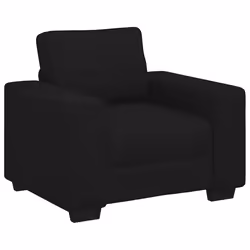 vidaXL Poltrona Nera 60 cm in Tessuto - Vista aggiuntiva 2