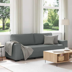 Vidaxl - Divano a 3 Posti Grigio Chiaro 180 cm in Tessuto