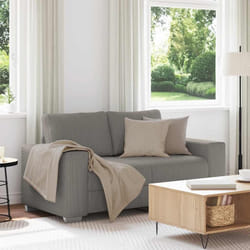 vidaXL Divano Divanetto Grigio Chiaro 120cm Tessuto di Velluto a Coste