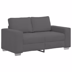 vidaXL Divano Divanetto Grigio Scuro 120 cm Tessuto di Velluto a Coste - Vista aggiuntiva 2