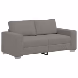 vidaXL Divano Divanetto Grigio Chiaro 140cm Tessuto di Velluto a Coste - Vista aggiuntiva 2