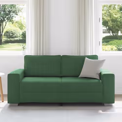 vidaXL Divano Divanetto Verde Scuro 140cm Tessuto di Velluto a Coste - Vista aggiuntiva 3
