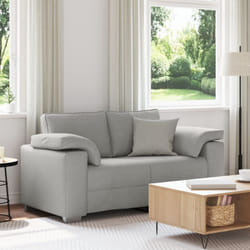 Vidaxl - Divanetto Grigio nuvola da 120 cm in tessuto