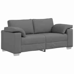 vidaXL Divano con cuscino Grigio scuro 180 x 77 x 82 cm Tessuto - Vista aggiuntiva 2