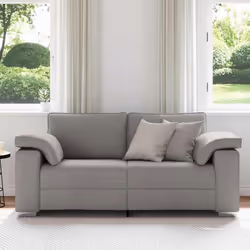 vidaXL Divano con cuscino Talpa 180 x 77 x 82 cm Tessuto - Vista aggiuntiva 3