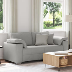 Vidaxl - Divano Loveseat Grigio Nuvola 140 cm in Tessuto