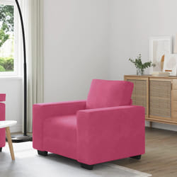 vidaXL Divano Sedia Rosso Vino 60 cm Velluto