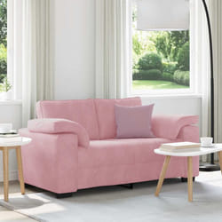 Vidaxl - Divano Divanetto Rosa 120 cm in Velluto