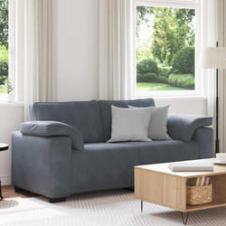 Vidaxl - Divano Divanetto Grigio Scuro 140 cm in Velluto 749986