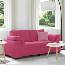 vidaXL Divano Divanetto Rosso Vino 140 cm in Velluto