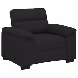 vidaXL Poltrona Nera 60 cm in Tessuto - Vista aggiuntiva 2