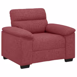 vidaXL Poltrona Rosso Vino 60 cm in Tessuto - Vista aggiuntiva 2