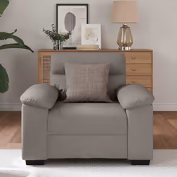 vidaXL Poltrona Tortora 60 cm in Tessuto - Vista aggiuntiva 3