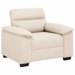vidaXL Poltrona 60 cm in Lino - Vista aggiuntiva 2