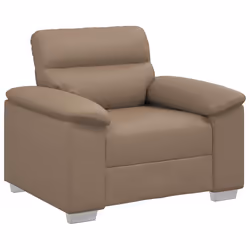 vidaXL Poltrona Cappuccino 60 cm in Similpelle - Vista aggiuntiva 2