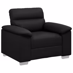 vidaXL Poltrona Nera 60 cm in Similpelle - Vista aggiuntiva 2