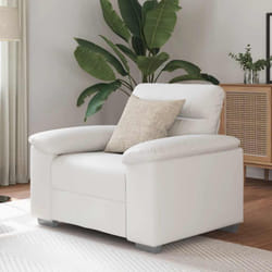 Vidaxl - Poltrona Bianca 60 cm in Similpelle