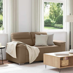 Vidaxl - Divano a 2 Posti Cappuccino 140 cm in Similpelle