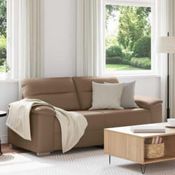 Vidaxl - Divano a 2 Posti Cappuccino 140 cm in Similpelle