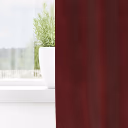 vidaXL Tende con tende 2 pcs Rosso Vino 140 x 260 cm Velluto - Vista aggiuntiva 3