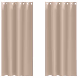 vidaXL Tende con tende 2 pcs Talpa 225x140cm Poliestere - Vista aggiuntiva 2