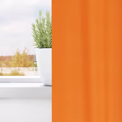 vidaXL Tende con tende 2 pcs Arancione Vivo 140x140cm Poliestere - Vista aggiuntiva 3