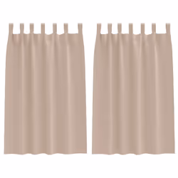 vidaXL Tende con tende 2 pcs Talpa 175x140cm Poliestere - Vista aggiuntiva 2