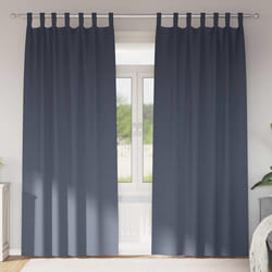 vidaXL Tende con tende 2 pcs Antracite 245x140cm Poliestere