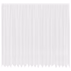 vidaXL Tende con tende Bianco 500x100cm Poliestere - Vista aggiuntiva 2
