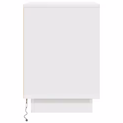 VidaXL 861283 comodino 2 cassetto/cassetti Bianco - Vista aggiuntiva 7