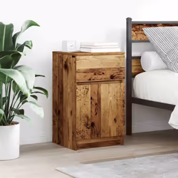 Donate un tocco di fascino al vostro arredamento con questi eleganti comodini! Materiale stabile e durevole: Il tecnico è un  ...