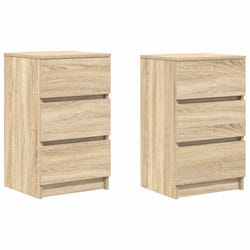 VidaXL 861342 comodino Quercia