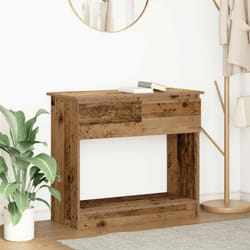 Tavolo Consolle con Cassetti Legno Antico 85,5x38,5x74,5 cm Vidaxl 692049