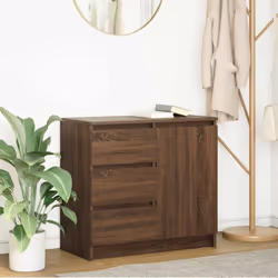 La credenza offre un ampio spazio di archiviazione, aiutando a mantenere la stanza ordinata e organizzata e combinando pratic ...