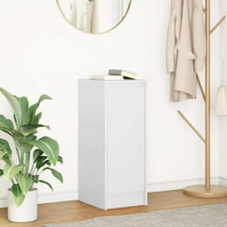 Vidaxl - Credenza Bianca 29,5x34x76 cm in Legno Multistrato