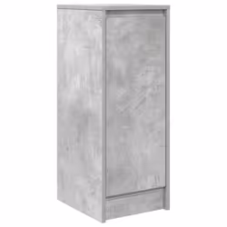 vidaXL Credenza Grigio Cemento 29,5x34x76 cm in Legno Multistrato - Vista aggiuntiva 2