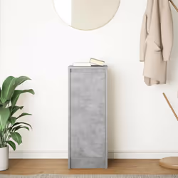 vidaXL Credenza Grigio Cemento 29,5x34x76 cm in Legno Multistrato - Vista aggiuntiva 3