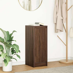 Credenza Rovere Marrone 29,5x34x76 cm in Legno Multistrato Vidaxl