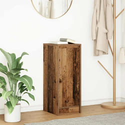Credenza Legno Antico 29,5x34x76 cm in Legno Multistrato Vidaxl