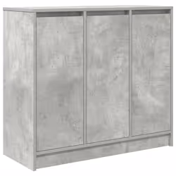 vidaXL Credenza Grigio Cemento 85x34x76 cm in Legno Multistrato - Vista aggiuntiva 2