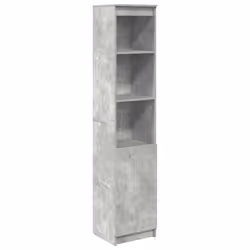 vidaXL Credenza Grigio Cemento 37,5x35x180 cm in Legno Multistrato - Vista aggiuntiva 2