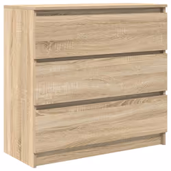 vidaXL Credenza Rovere Sonoma 80x35x76 cm in Legno Multistrato - Vista aggiuntiva 2
