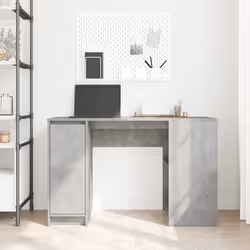 vidaXL Scrivania Grigio Cemento 120x42x76 cm in Legno Multistrato - Vista aggiuntiva 3
