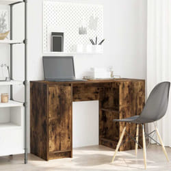 Scrivania Rovere Fumo 120x42x76 cm in Legno Multistrato Vidaxl 856507